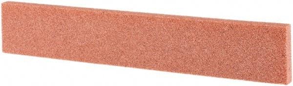 Tru-Maxx - 100 Grit Aluminum Oxide Rectangular Roughing Stone - Fine Grade, 1" Wide x 6" Long x 1/4" Thick - Eagle Tool & Supply