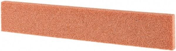 Tru-Maxx - 80 Grit Aluminum Oxide Rectangular Roughing Stone - Medium Grade, 1" Wide x 6" Long x 1/4" Thick - Eagle Tool & Supply