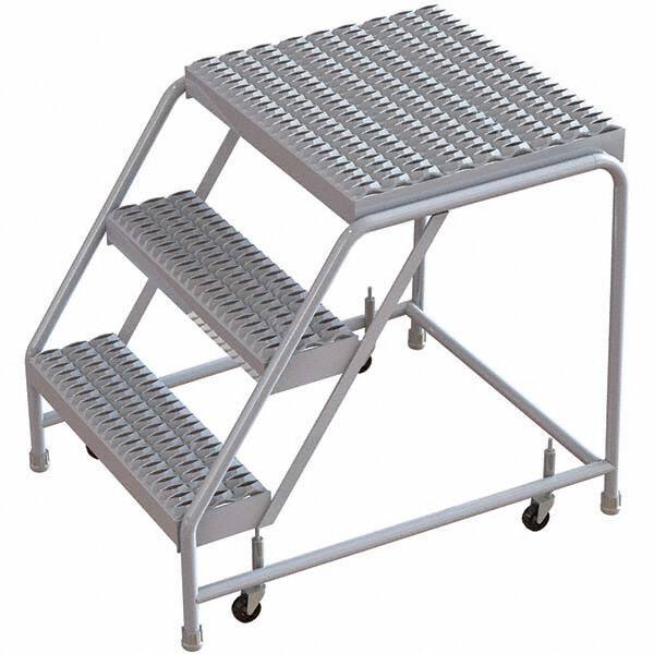 TRI-ARC - Rolling & Wall Mounted Ladders & Platforms Type: Rolling Warehouse Ladder Style: Rolling Safety Ladder - Eagle Tool & Supply