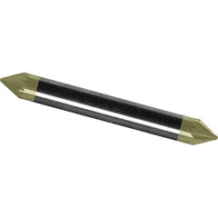 Made in USA - 6mm Cut Diam, 0.2362" Shank Diam, Cone Head Chipbreaker Cut Burr - Carbide, 4mm LOC, 50mm OAL - Eagle Tool & Supply