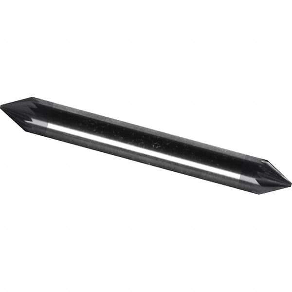 Made in USA - 6mm Cut Diam, 0.2362" Shank Diam, Cone Head Single Cut Burr - Carbide, 4mm LOC, 50mm OAL - Eagle Tool & Supply