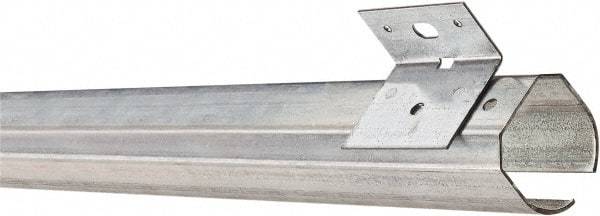 National Mfg. - 10 Ft Long, 600 Lb Capacity, Straight Boxrail - Galvanized - Eagle Tool & Supply