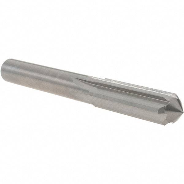 OSG - 12.1mm Solid Carbide Chucking Reamer - Straight Flute, 11.11mm Straight Shank, 38mm Flute Length, 102mm OAL - Eagle Tool & Supply