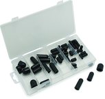 80 Pc. Vacuum Cap Assortment - 3/16" - 3/8". Constructed of heat resistant Buna-N Rubber - Eagle Tool & Supply