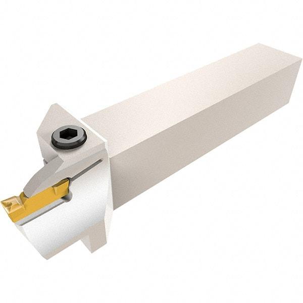 Iscar - HFH, External, Right Hand, 0.67" Max Depth of Cut, 0.197" Max Groove Width, Indexable Grooving Tool Holder - DGN.., GRIP 50.., HFPR 5004 Insert Compatibility, 1" Shank Height, 1" Shank Width, 6" OAL - Eagle Tool & Supply