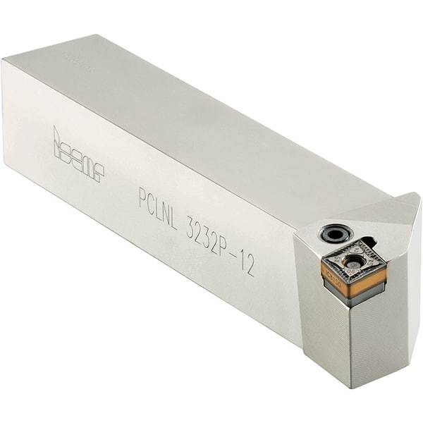Iscar - DCBN, Right Hand Cut, 75° Lead Angle, 32mm Shank Height x 32mm Shank Width, Negative Rake Indexable Turning Toolholder - 170mm OAL, CN.. Insert Compatibility, Series Isoturn - Eagle Tool & Supply