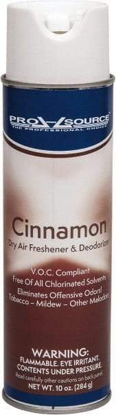 PRO-SOURCE - 10 oz Aerosol Can Fabric Deodorizer - Spray, Cinnamon Scent - Eagle Tool & Supply