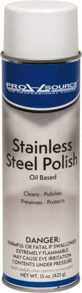 PRO-SOURCE - 15 Fluid Ounce Metal Cleaner - Aerosol Can - Eagle Tool & Supply