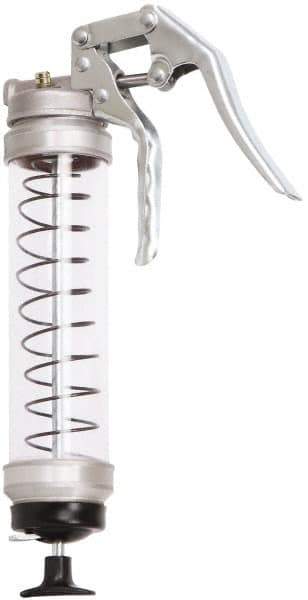 PRO-LUBE - 5,000 Max psi, Flexible & Rigid Pistol Grease Gun - 14 oz (Cartridge) Capacity, 1/8 Thread Outlet, 40 Strokes per 0.07 oz, Bulk, Cartridge & Suction Fill - Eagle Tool & Supply
