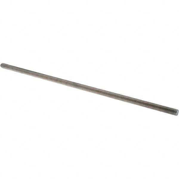 Value Collection - 1-8 x 3' Stainless Steel General Purpose Threaded Rod - Eagle Tool & Supply