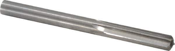 Hertel - 0.276" Solid Carbide 6 Flute Chucking Reamer - Straight Flute, 0.276" Straight Shank, 1-1/8" Flute Length, 3-1/4" OAL - Eagle Tool & Supply