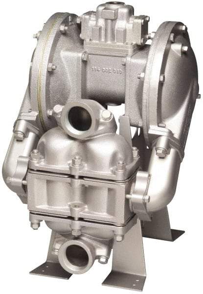 SandPIPER - Air Operated Diaphragm Pump - Neoprene Diaphragm, Aluminum Housing - Eagle Tool & Supply