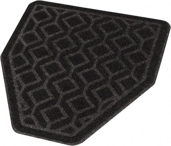PRO-SOURCE - Olefin & Latex Disposable Urinal Mat - Black, Unscented Scented - Eagle Tool & Supply