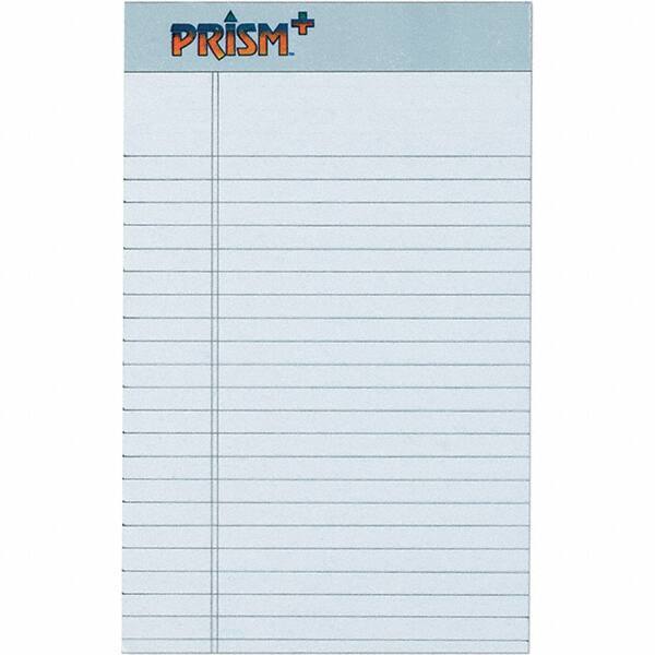 TOPS - 50 Sheet, 5 x 8", Narrow Legal Pad - Pastel Gray - Eagle Tool & Supply