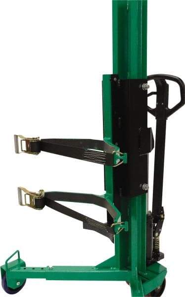Valley Craft - 800 Lb Load Capacity, 30 Gal Drum Lifter - For 30 Gal Drums - Eagle Tool & Supply