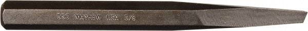 Mayhew - 5-3/4" OAL x 1/4" Blade Width Diamond Point Chisel - Eagle Tool & Supply