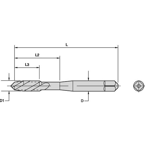 19927 M3X0.5 HS G D3 2F PLUG FS TAP - Exact Industrial Supply