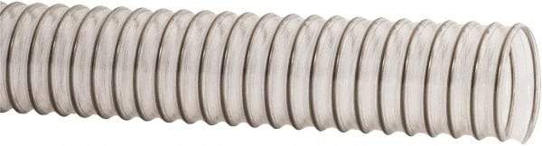 Hi-Tech Duravent - 4" ID, 5 Hg Vac Rating, 7 psi, Polyurethane Vacuum & Duct Hose - 25' Long, Clear, 6-1/2" Bend Radius, -65 to 200°F - Eagle Tool & Supply