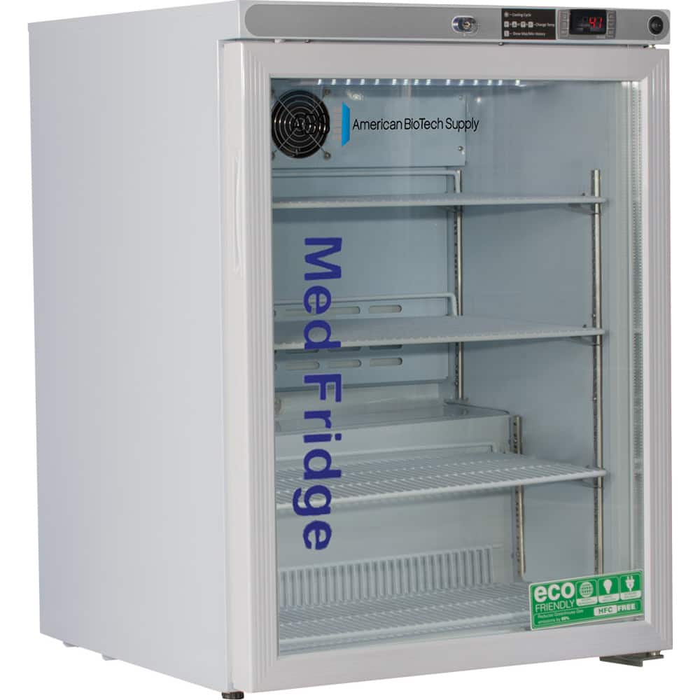 American BioTech Supply - Laboratory Refrigerators and Freezers Type: Pharmacy Refrigerator Volume Capacity: 5.2 Cu. Ft. - Eagle Tool & Supply