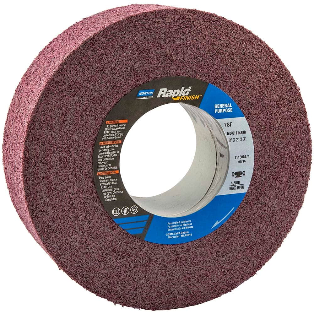 Norton - Deburring Wheels Wheel Type: Convolute Wheel Diameter (Inch): 8 - Eagle Tool & Supply