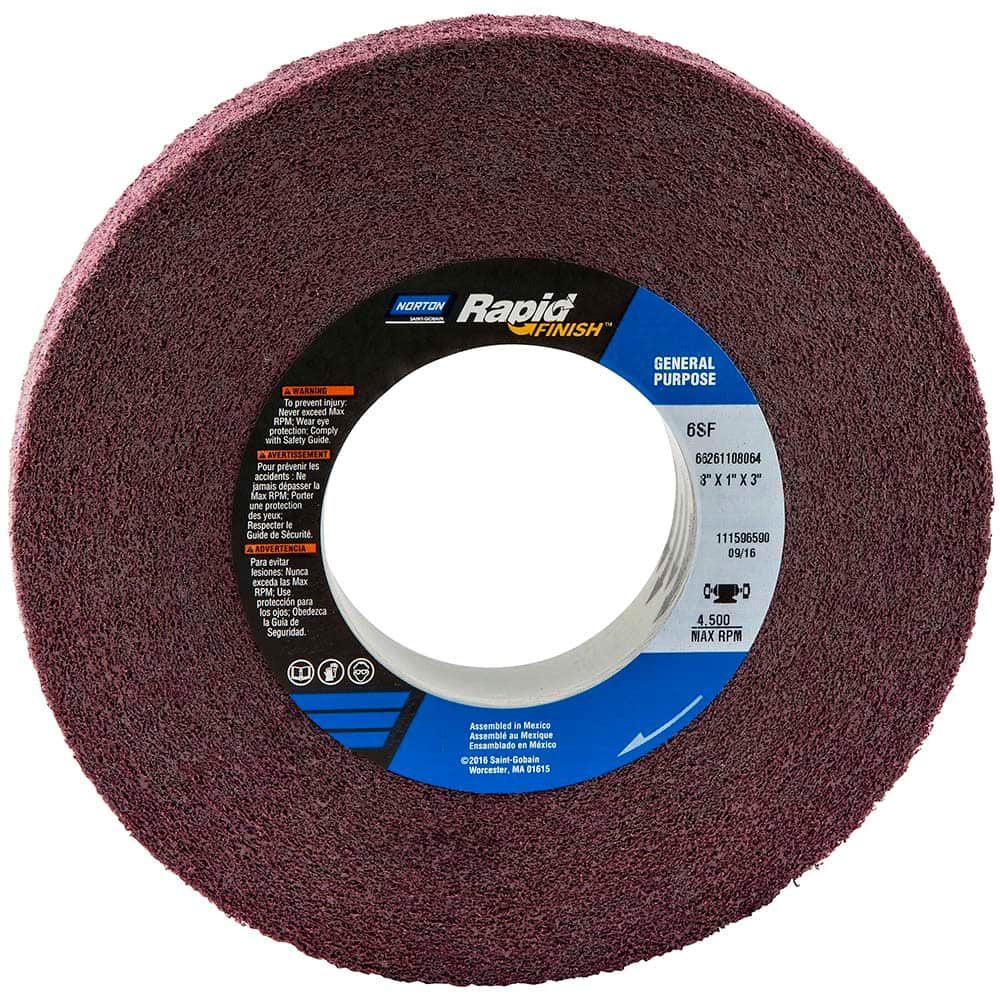 Norton - Deburring Wheels Wheel Type: Convolute Wheel Diameter (Inch): 8 - Eagle Tool & Supply