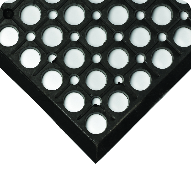 WorkRite Floor Mat - 3' x 20' x 1/2" Thick - (Black Grease-Resistant) - Eagle Tool & Supply