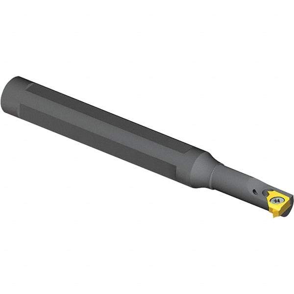 Vargus - Internal Thread, Left Hand Cut, 1/2" Shank Width x 0.49" Shank Height Indexable Threading Toolholder - 3.82" OAL, 5LKIL Insert Compatibility, BNVRC Toolholder, Series Mini L - Eagle Tool & Supply