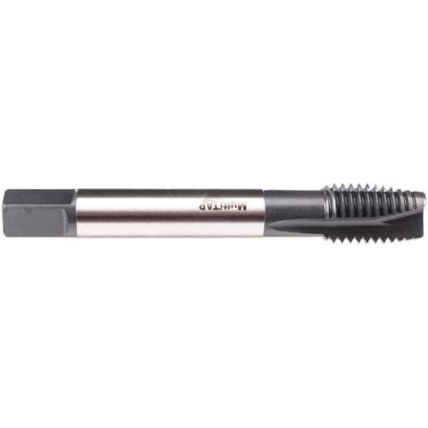Emuge - M20x2.50 M 3 Flute 6H Plug Spiral Flute Tap - High Speed Steel, NE2 Finish, 140mm OAL, Right Hand Flute, Right Hand Thread, Series C1577300 - Eagle Tool & Supply