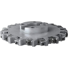 Seco - Shell Mount Connection, 1.024" Cutting Width, 91.5mm Depth of Cut, 315mm Cutter Diam, 60mm Hole Diam, 9 Tooth Indexable Slotting Cutter - R335.25 Toolholder, XNHQ 1707 Insert, Right Hand Cutting Direction - Eagle Tool & Supply