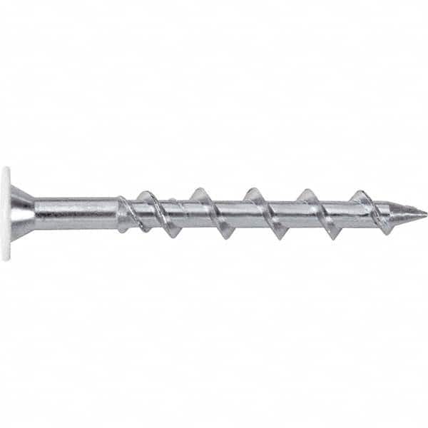 DeWALT Anchors & Fasteners - 1/4" Diam, 2 Overall Length, Phillips Drive Concrete Screw & Masonry Fastener - Eagle Tool & Supply