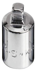 SK - 1/2" Drive, 7/16" Socket, Male Pipe Plug Socket - 4 Points, 1-3/8" OAL - Eagle Tool & Supply