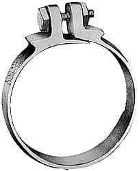 Dixon Valve & Coupling - 1-5/32 to 1-1/4" OD, Single Bolt Iron Clamp - Plated Malleable Iron - Eagle Tool & Supply