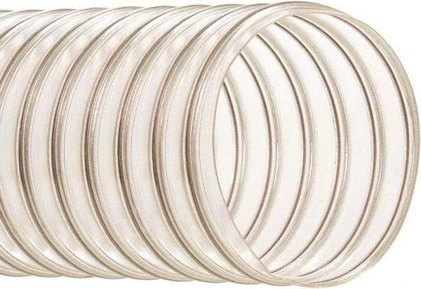 Hi-Tech Duravent - 8" ID, 50' Long, Polyurethane Blower & Duct Hose - Black, 8-3/4" Bend Radius, 13.5 In/Hg, 11 Max psi, -65 to 200°F, Oil and Gas Resistant - Eagle Tool & Supply