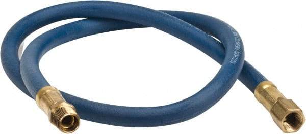 Coilhose Pneumatics - 1/4" ID 3' Long Lead-In Whip Hose - FNPT x MNPT Swivel Ends, 200 Working psi, -40 to 212°F, 1/4" Fitting, - Eagle Tool & Supply