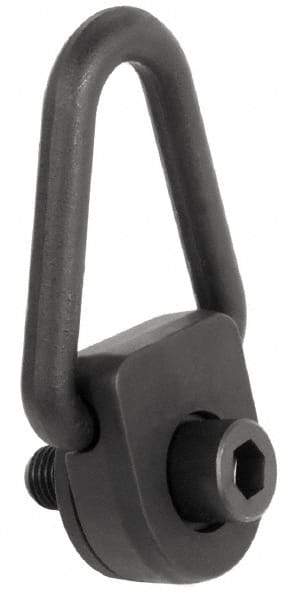 American Drill Bushing - 1,050 kg. Load Limit, Side Pull Hoist Ring - M12x1.75 Thread Size, 1-1/2 Inch Diameter Ring - Eagle Tool & Supply