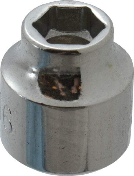 Proto - 5/16", 3/8" Drive, Standard Hand Socket - 6 Points, 3/4" OAL, Chrome Finish - Eagle Tool & Supply