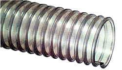 Kuriyama of America - 3" ID, 18 Hg Vac Rating, 10 psi, Polyurethane Vacuum & Duct Hose - 50' Long, Clear, 3" Bend Radius, -40 to 150°F - Eagle Tool & Supply