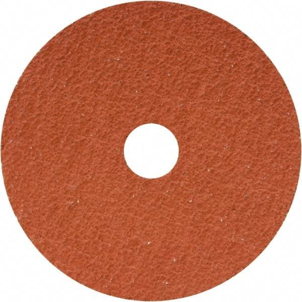 Camel Grinding Wheels - 5" Diam 7/8" Hole 36 Grit Fiber Disc - Medium Grade, Ceramic, 12,200 Max RPM - Eagle Tool & Supply