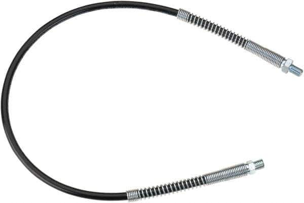 lumax - 30" Long, 7,500 psi Operating Pressure, Thermoplastic Grease Gun Hose - NPT, 20,000 psi Burst Pressure - Eagle Tool & Supply