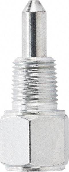 lumax - 4,500 Operating psi, 3/4" Long, Steel Needle Nose Adapter Grease Gun Needle Nozzle - Eagle Tool & Supply