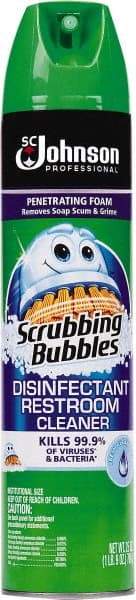 Scrubbing Bubbles - 25 oz Aerosol Can Liquid Bathroom Cleaner - Fresh Scent, Disinfectant, Bathroom Surfaces - Eagle Tool & Supply