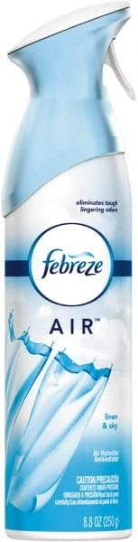 Febreze - 8.8 oz Aerosol Can Air Freshener - Liquid, Linen & Sky Scent - Eagle Tool & Supply