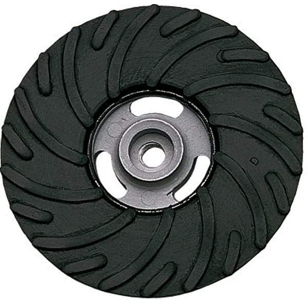 PFERD - 5" Diam Disc Backing Ribbed Backing Pad - 10,000 RPM - Eagle Tool & Supply