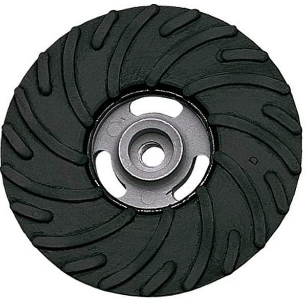 PFERD - 4-1/2" Diam Disc Backing Ribbed Backing Pad - 11,000 RPM - Eagle Tool & Supply