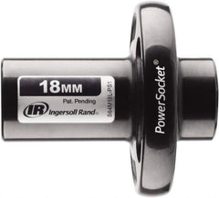 Ingersoll-Rand - 1/2" Drive 18mm Standard Magnetic Nonsparking Universal Impact Socket - 6 Points, 3-1/10" OAL - Eagle Tool & Supply