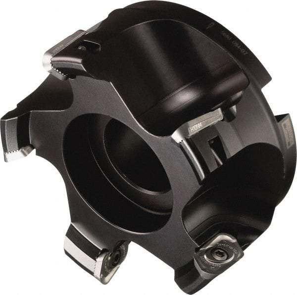 Sandvik Coromant - 4 Inserts, 50mm Cut Diam, 22mm Arbor Diam, 12mm Max Depth of Cut, Indexable Square-Shoulder Face Mill - 90° Lead Angle, 50mm High, R790-1604.. Insert Compatibility, Series CoroMill 790 - Eagle Tool & Supply