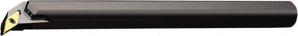 Sandvik Coromant - 1.2992" Min Bore Diam, 12" OAL, 1" Shank Diam, A..SVPBR/L..HP Indexable Boring Bar - Screw-On Holding Method - Eagle Tool & Supply
