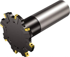 Sandvik Coromant - 42 Connection, 97mm Cutter Diam, 1.6535" Hole Diam, 8 Tooth Indexable Slotting Cutter - R331.52..Axx..R Toolholder, N331.1A-08 Insert, Right Hand Cutting Direction - Eagle Tool & Supply