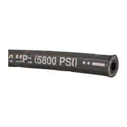 Parker - -4 Hose Size, 1/4" ID, 5,800 psi Work Pressure Hydraulic Hose - Synthetic Rubber, -40°F to 250°F - Eagle Tool & Supply