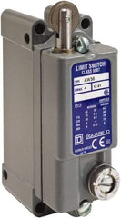 Square D - SPDT, NC/NO, 600 VAC, Screw Terminal, Roller Plunger Actuator, General Purpose Limit Switch - 1, 2, 4, 12, 13 NEMA Rating, IP65 IPR Rating, Surface Mount - Eagle Tool & Supply